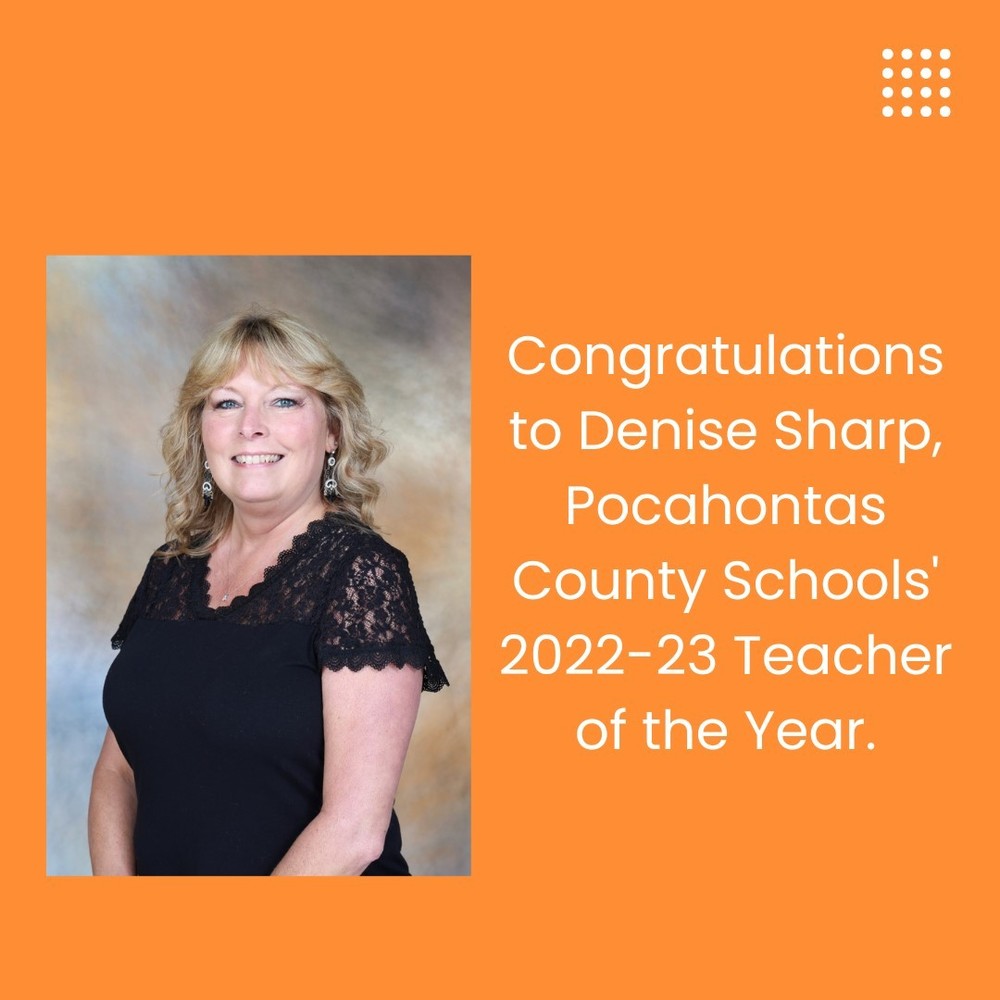 Denise Sharp, Pocahontas County Teacher of the Year