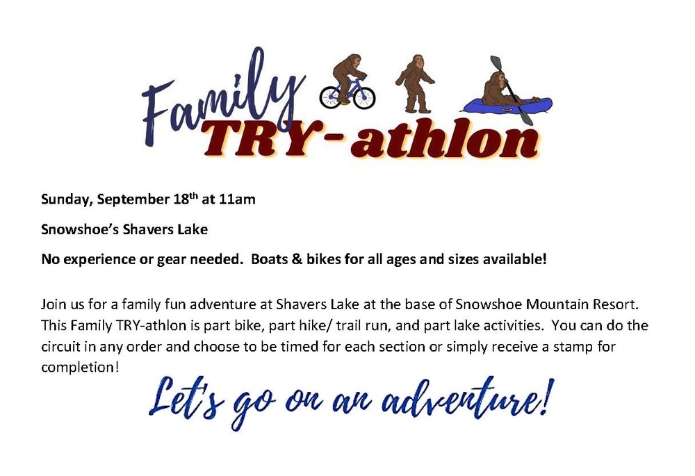 Snowshoe Family Tryathlon Marlinton Elementary School